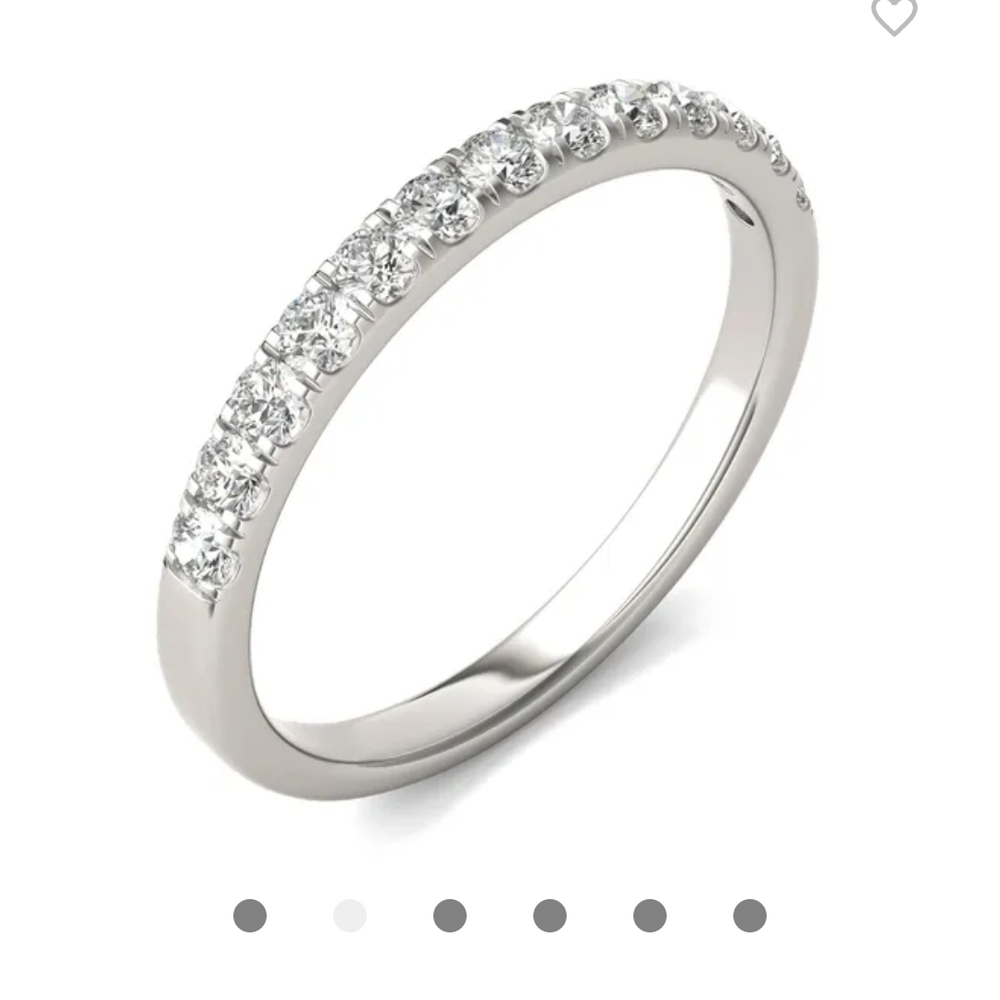 Beautiful Platinum Moissanite Ring